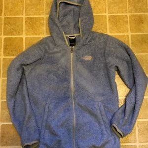 Women’s size medium zipper  up north face hoodie